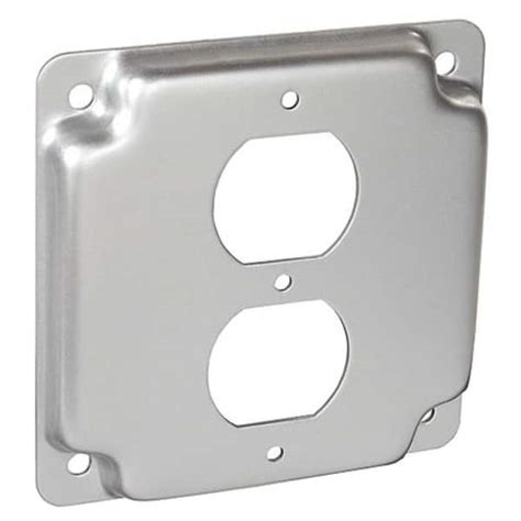 metal clad wire box cover plate|southwire box covers.